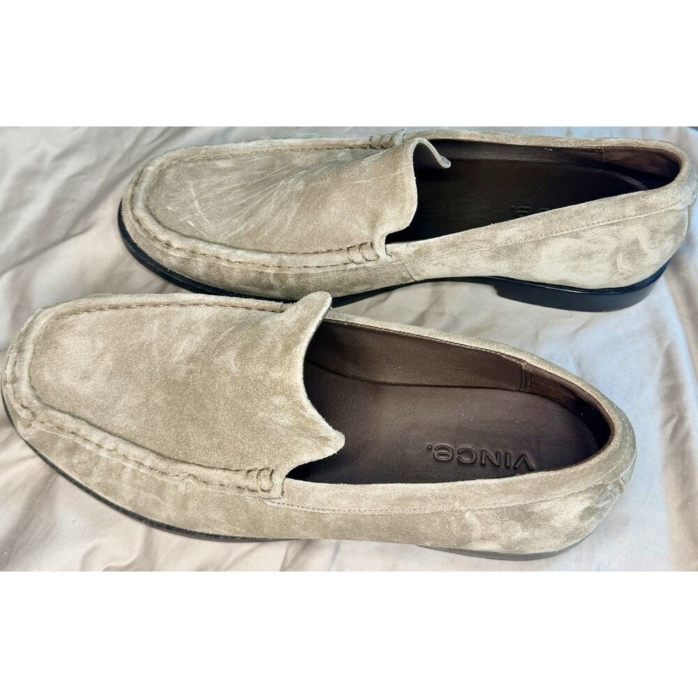 $350 MSRP Vince "Miles" Loafers in "Flint" Gray Suede Men's Size 10 EUC!! - Picture 3 of 7